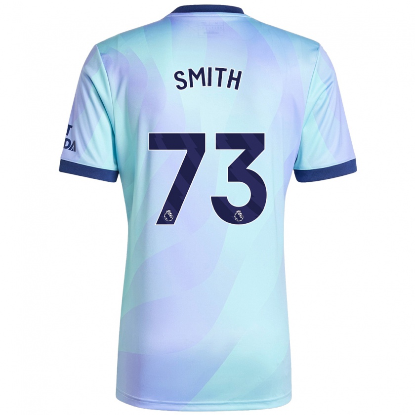 Kandiny Bambino Maglia Tom Smith #73 Acquamarina Kit Gara Third 2024/25 Maglietta