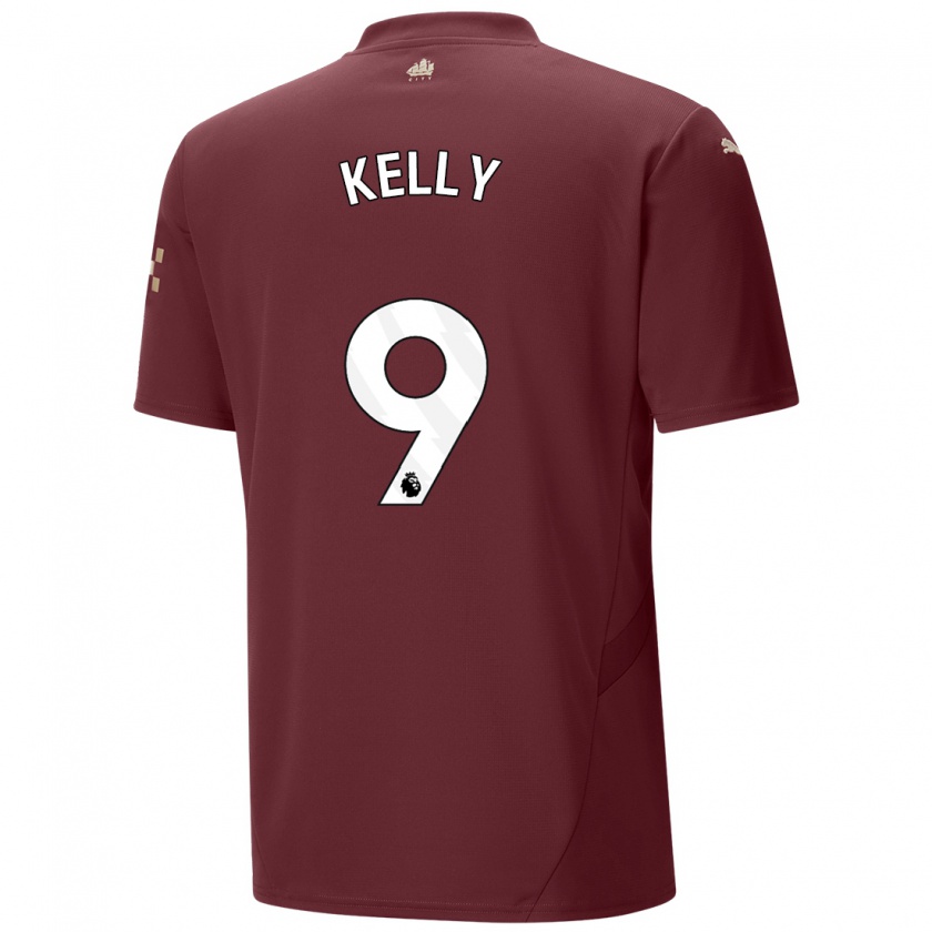 Kandiny Kinderen Chloe Kelly #9 Kastanjebruin Thuisshirt Derde Tenue 2024/25 T-Shirt