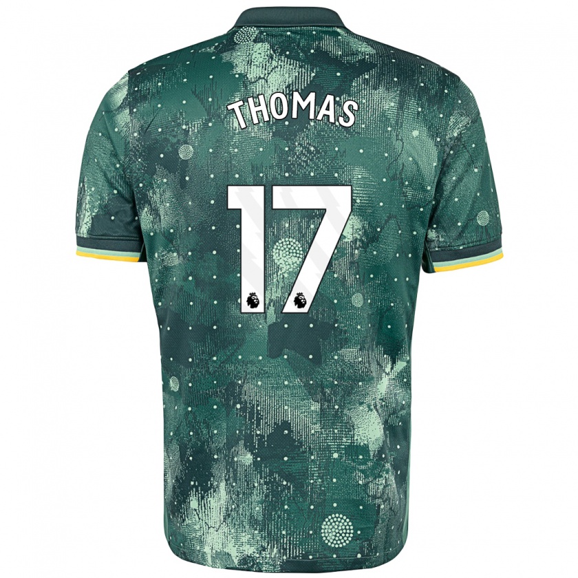 Kandiny Bambino Maglia Martha Thomas #17 Verde Menta Kit Gara Third 2024/25 Maglietta