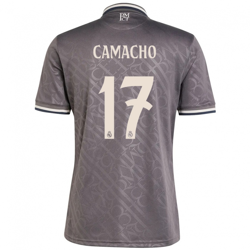 Kandiny Kinderen Carla Camacho #17 Houtskool Thuisshirt Derde Tenue 2024/25 T-Shirt