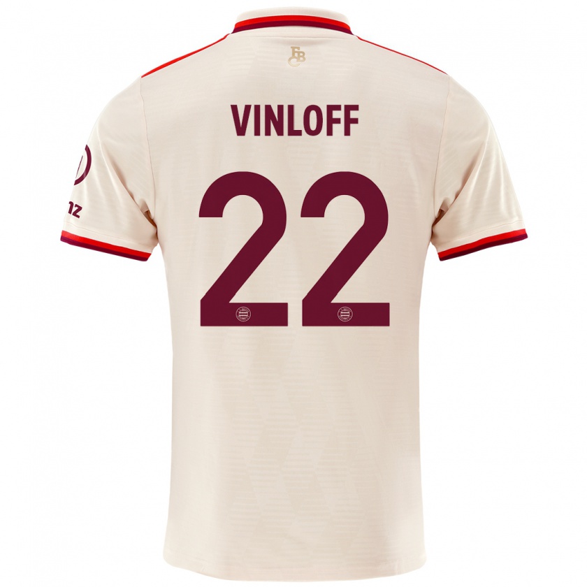 Kandiny Bambino Maglia Matteo Vinloff #22 Lino Kit Gara Third 2024/25 Maglietta