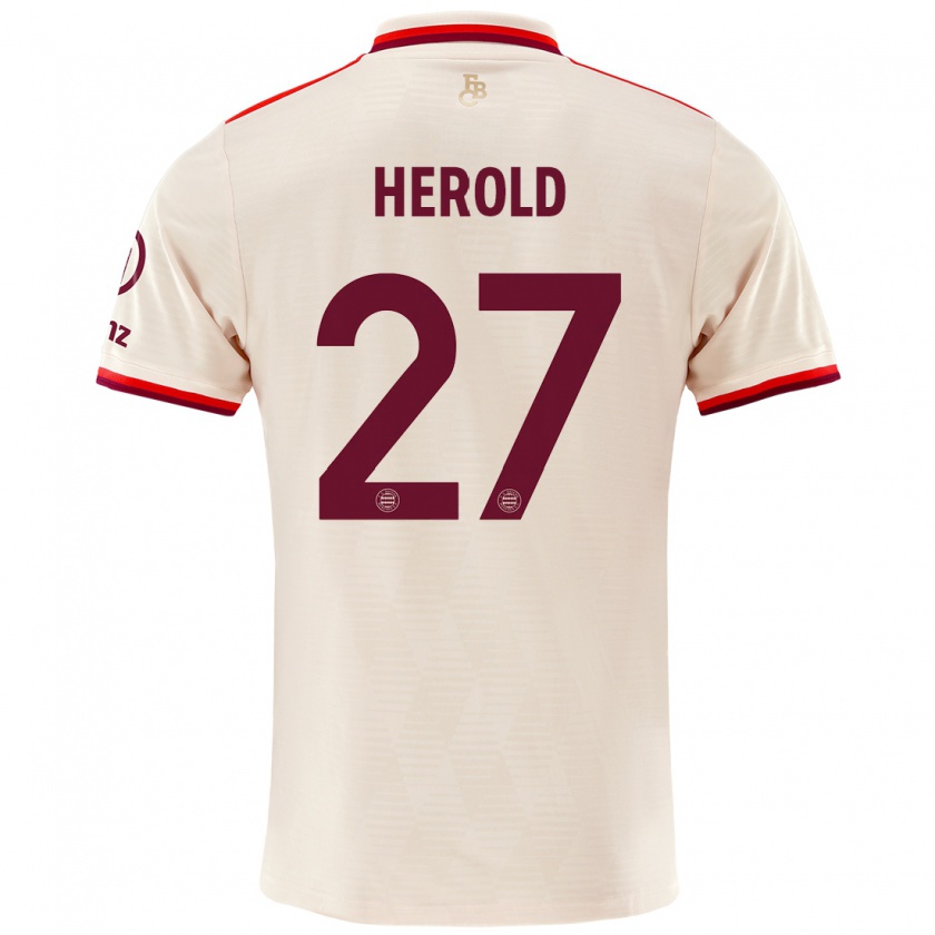 Kandiny Bambino Maglia David Herold #27 Lino Kit Gara Third 2024/25 Maglietta