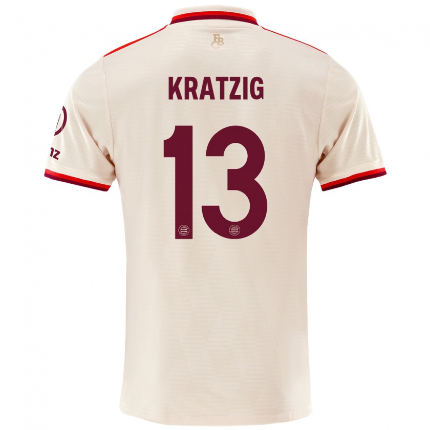 Kandiny Bambino Maglia Frans Kratzig #13 Lino Kit Gara Third 2024/25 Maglietta