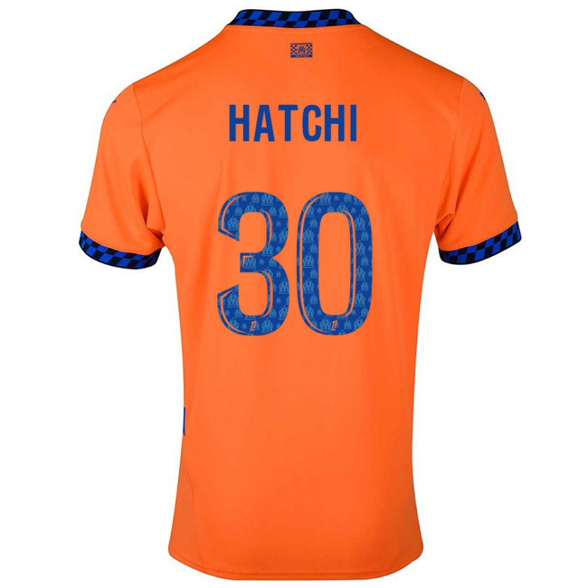 Kandiny Kinderen Anaïs Hatchi #30 Oranje Donkerblauw Thuisshirt Derde Tenue 2024/25 T-Shirt