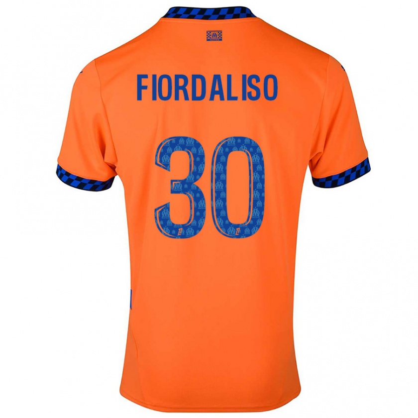 Kandiny Kinderen Thelma Fiordaliso #30 Oranje Donkerblauw Thuisshirt Derde Tenue 2024/25 T-Shirt