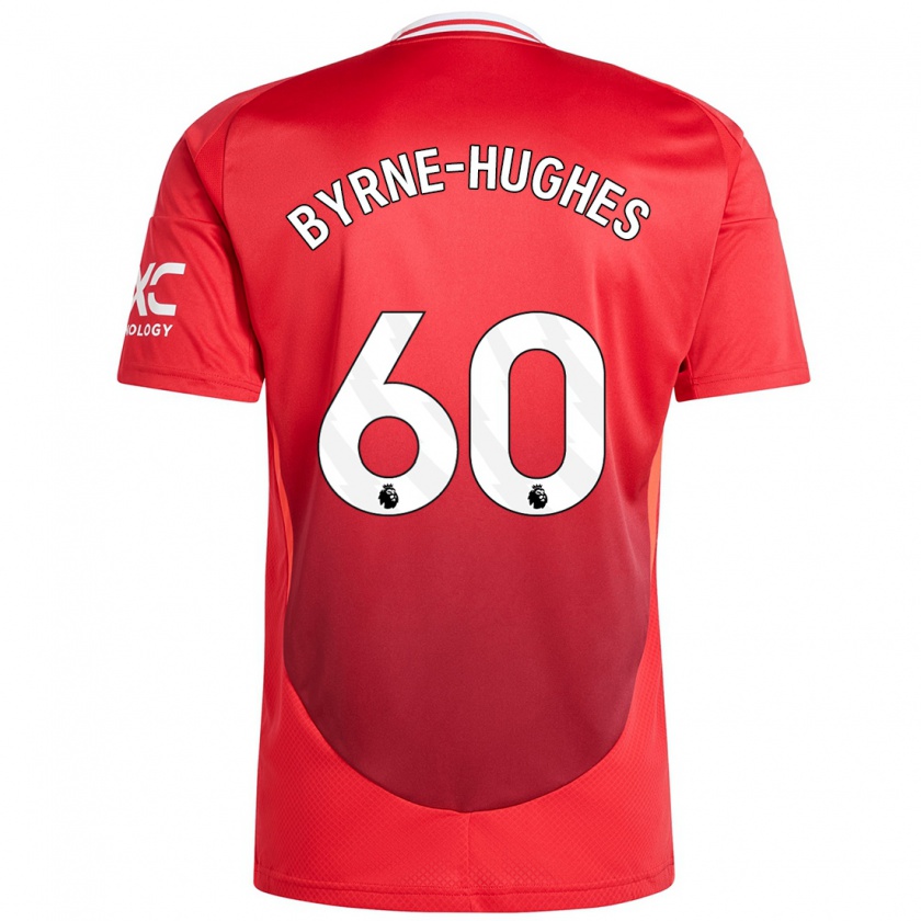 Kandiny Heren Cameron Byrne-Hughes #60 Felrood Thuisshirt Thuistenue 2024/25 T-Shirt