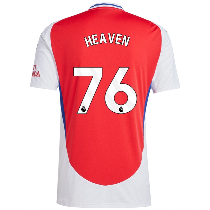 Kandiny Heren Ayden Heaven #76 Rood Wit Thuisshirt Thuistenue 2024/25 T-Shirt