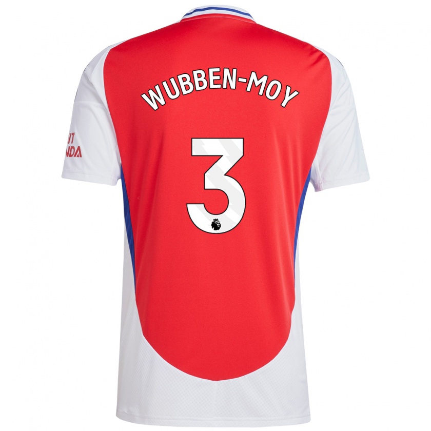 Kandiny Heren Lotte Wubben-Moy #3 Rood Wit Thuisshirt Thuistenue 2024/25 T-Shirt