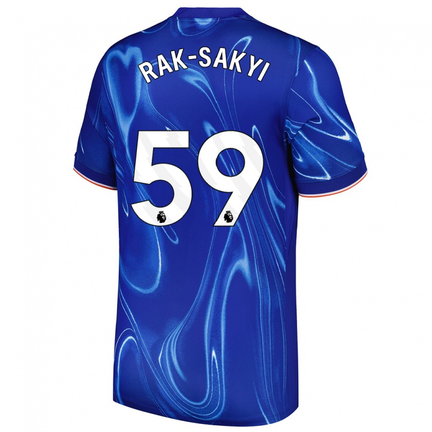 Kandiny Uomo Maglia Sam Rak-Sakyi #59 Blu Bianco Kit Gara Home 2024/25 Maglietta