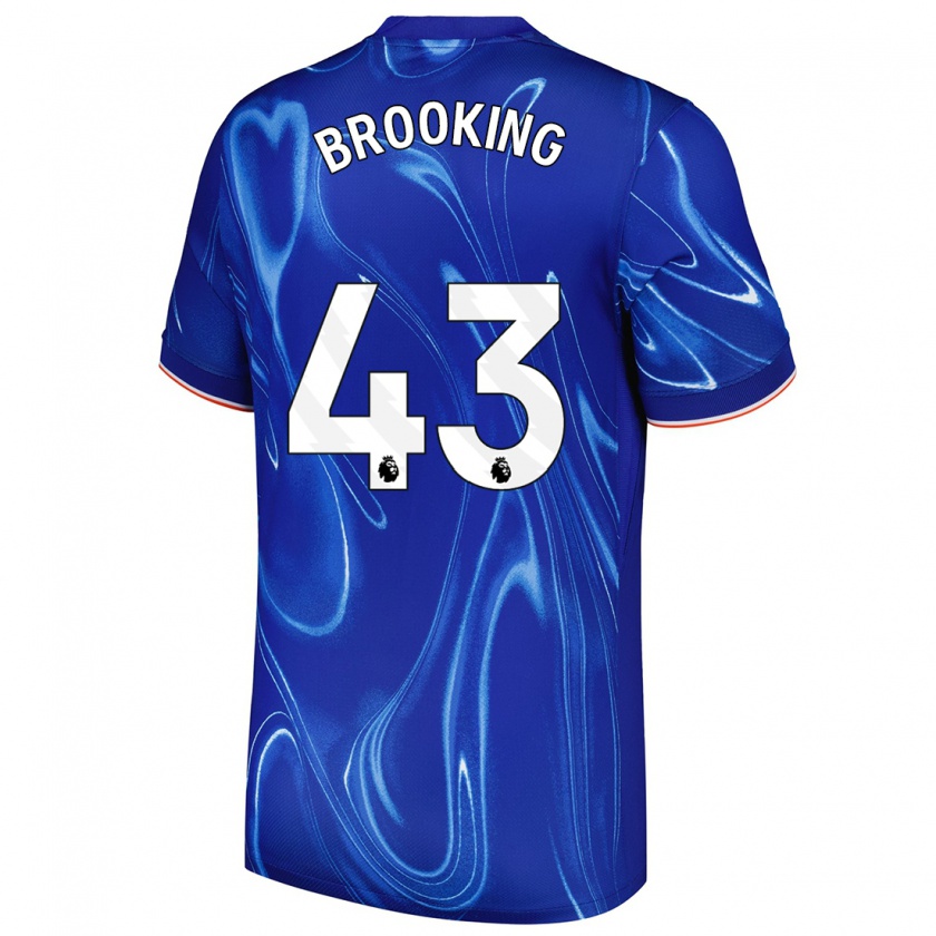 Kandiny Heren Josh Brooking #43 Blauw Wit Thuisshirt Thuistenue 2024/25 T-Shirt