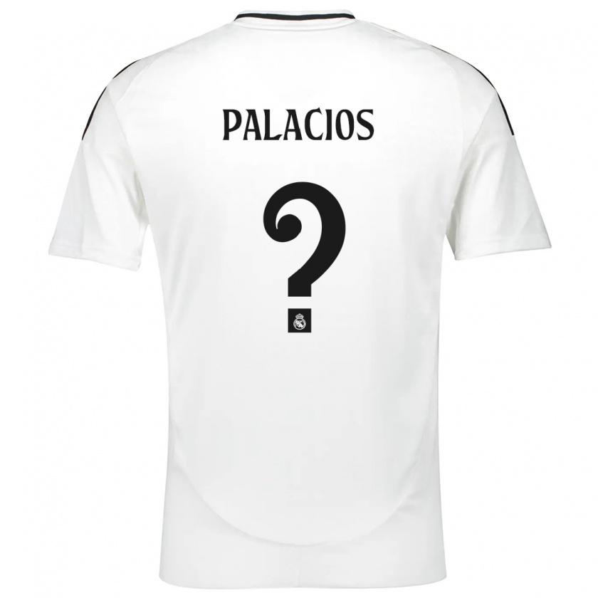 Kandiny Uomo Maglia César Palacios #0 Bianco Kit Gara Home 2024/25 Maglietta