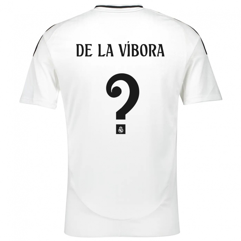 Kandiny Heren David De La Víbora #0 Wit Thuisshirt Thuistenue 2024/25 T-Shirt