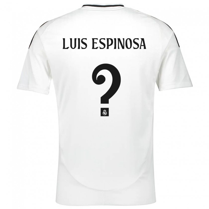 Kandiny Heren José Luis Espinosa #0 Wit Thuisshirt Thuistenue 2024/25 T-Shirt