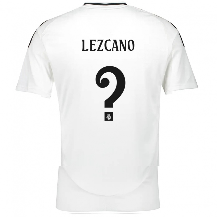 Kandiny Heren Álvaro Lezcano #0 Wit Thuisshirt Thuistenue 2024/25 T-Shirt