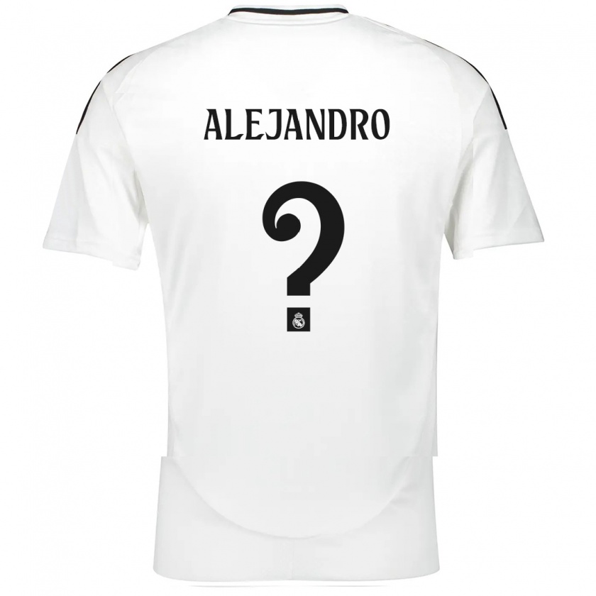 Kandiny Heren Alejandro Hernández #0 Wit Thuisshirt Thuistenue 2024/25 T-Shirt