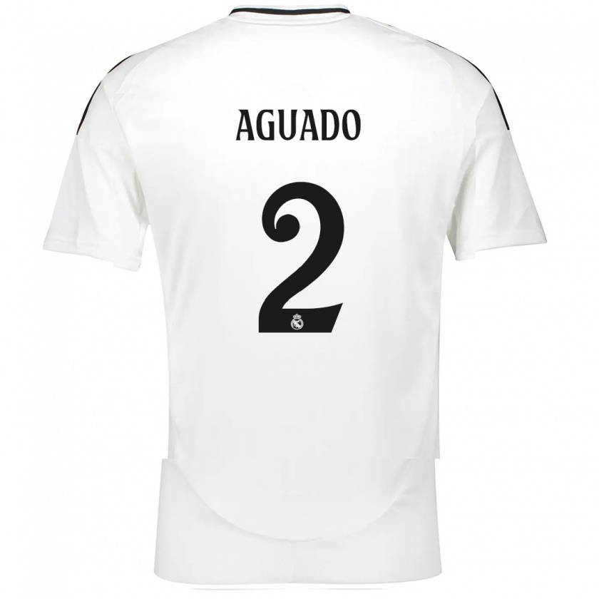 Kandiny Uomo Maglia Lorenzo Aguado #2 Bianco Kit Gara Home 2024/25 Maglietta