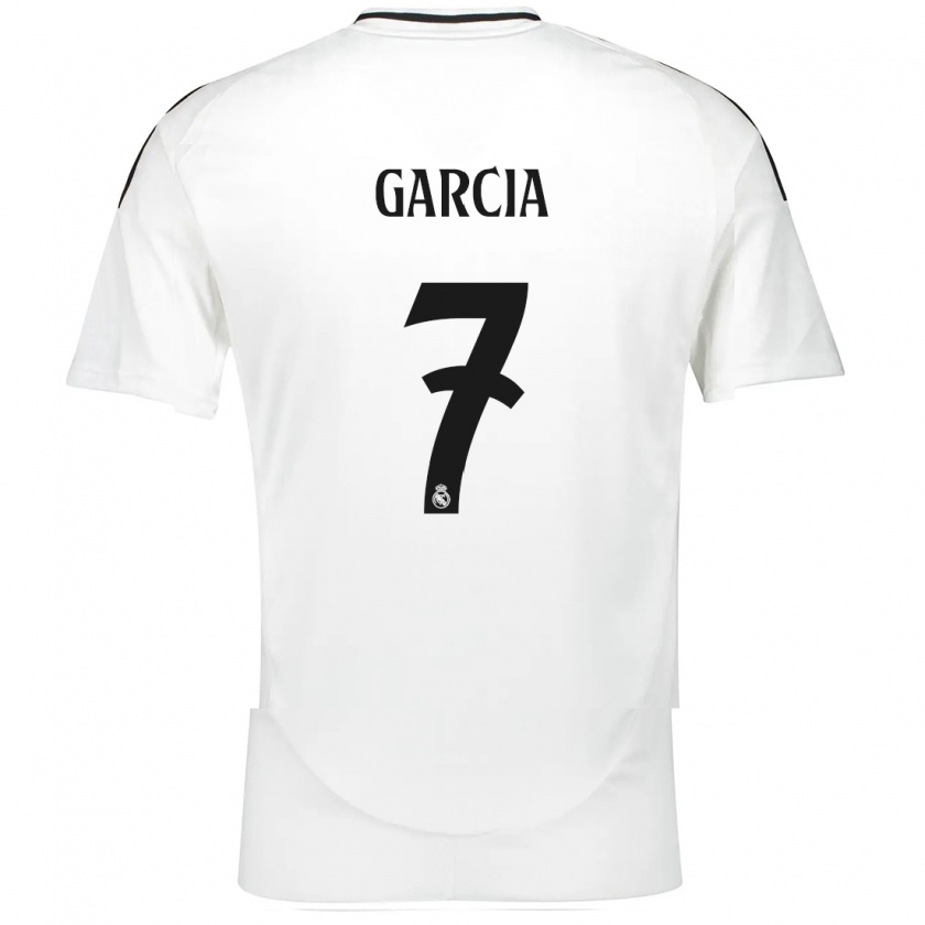 Kandiny Heren Gonzalo García #7 Wit Thuisshirt Thuistenue 2024/25 T-Shirt