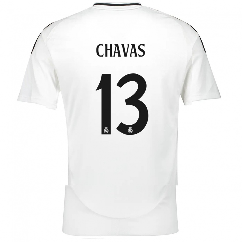 Kandiny Uomo Maglia Mylène Chavas #13 Bianco Kit Gara Home 2024/25 Maglietta