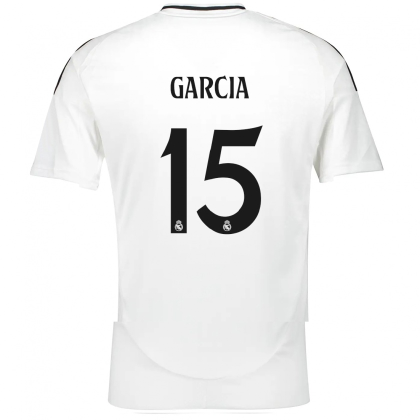 Kandiny Uomo Maglia Sheila García #15 Bianco Kit Gara Home 2024/25 Maglietta