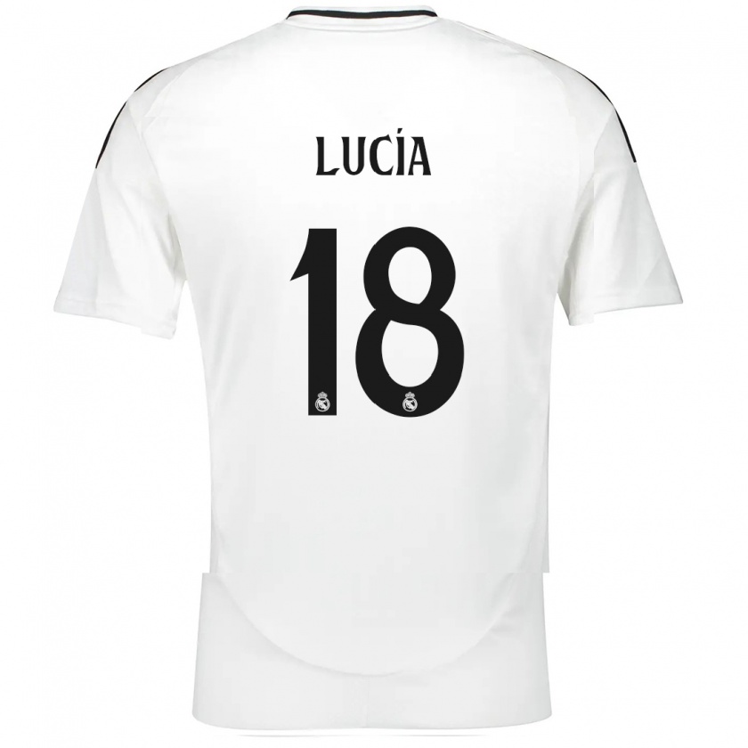 Kandiny Heren Lucia Rodriguez #18 Wit Thuisshirt Thuistenue 2024/25 T-Shirt