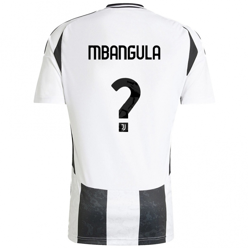 Kandiny Uomo Maglia Samuel Mbangula #0 Bianco Nero Kit Gara Home 2024/25 Maglietta