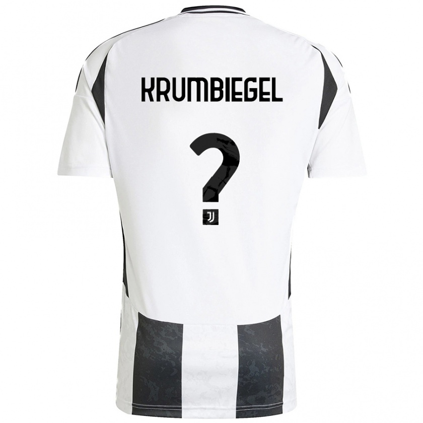 Kandiny Herren Paulina Krumbiegel #0 Weiß Schwarz Heimtrikot Trikot 2024/25 T-Shirt Österreich