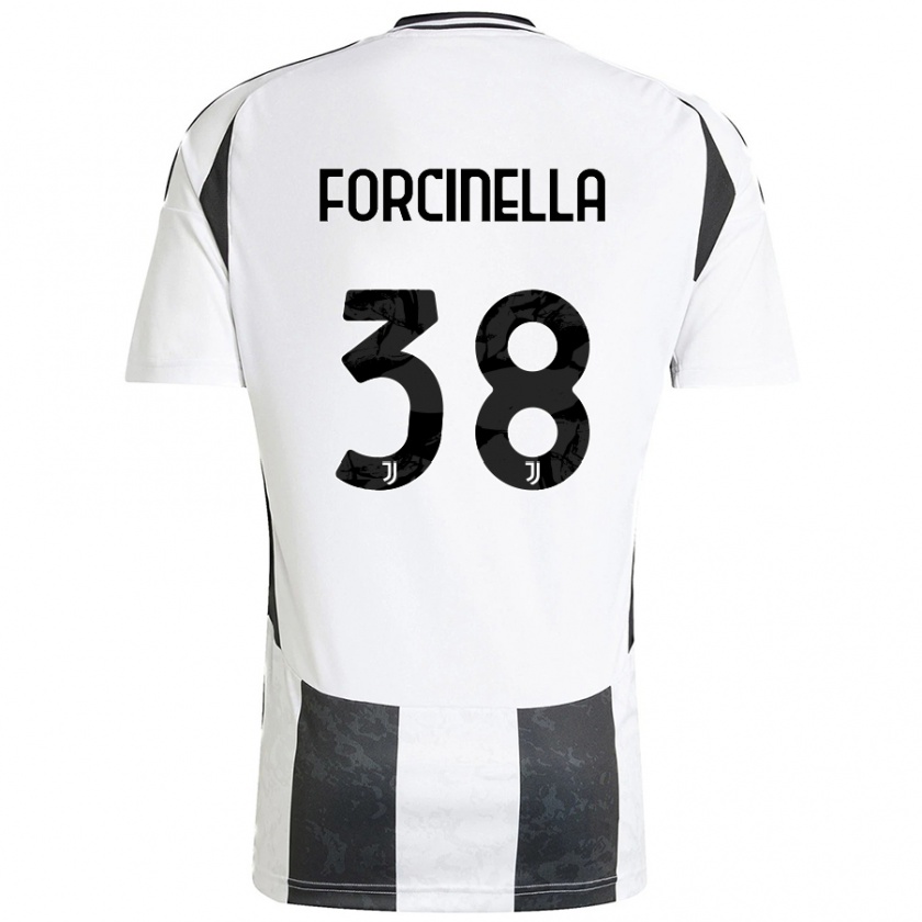 Kandiny Heren Camilla Forcinella #38 Wit Zwart Thuisshirt Thuistenue 2024/25 T-Shirt