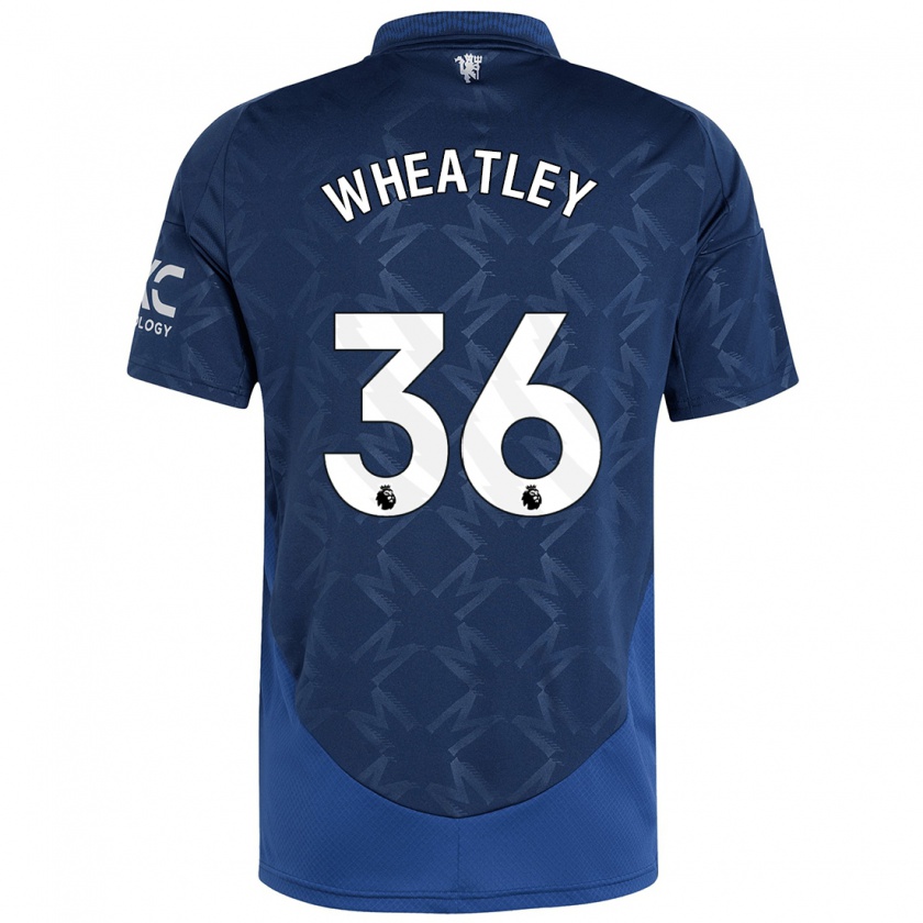 Kandiny Hombre Camiseta Ethan Wheatley #36 Índigo 2ª Equipación 2024/25 La Camisa México