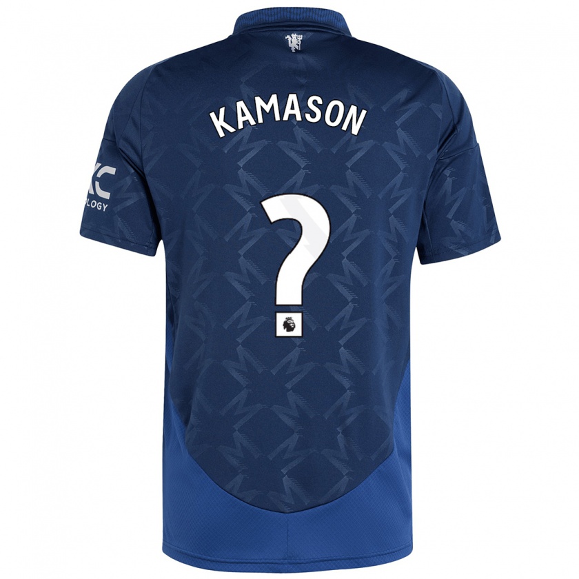 Kandiny Herren Jaydan Kamason #0 Indigo Auswärtstrikot Trikot 2024/25 T-Shirt Österreich