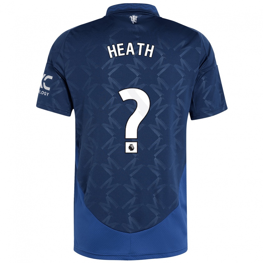 Kandiny Uomo Maglia Fred Heath #0 Indaco Kit Gara Away 2024/25 Maglietta