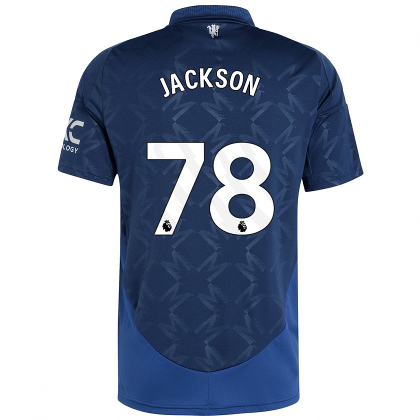 Kandiny Hombre Camiseta Louis Jackson #78 Índigo 2ª Equipación 2024/25 La Camisa México