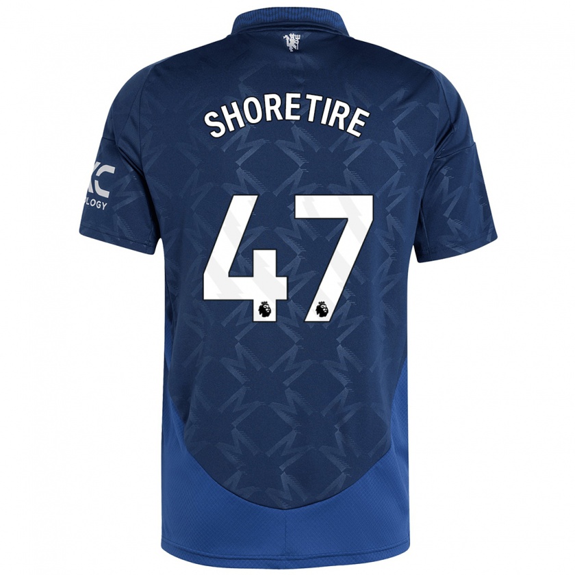 Kandiny Herren Shola Shoretire #47 Indigo Auswärtstrikot Trikot 2024/25 T-Shirt Österreich