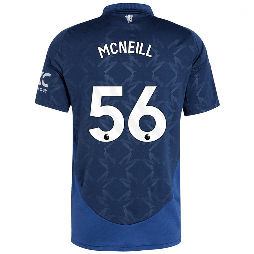 Kandiny Uomo Maglia Charlie Mcneill #56 Indaco Kit Gara Away 2024/25 Maglietta