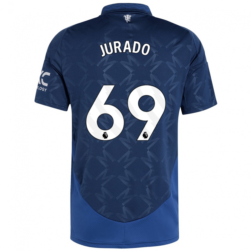 Kandiny Uomo Maglia Marc Jurado #69 Indaco Kit Gara Away 2024/25 Maglietta