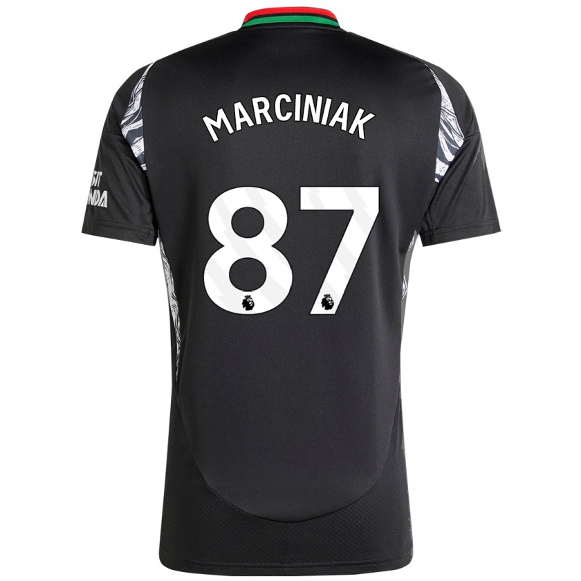 Kandiny Heren Alex Marciniak #87 Zwart Uitshirt Uittenue 2024/25 T-Shirt