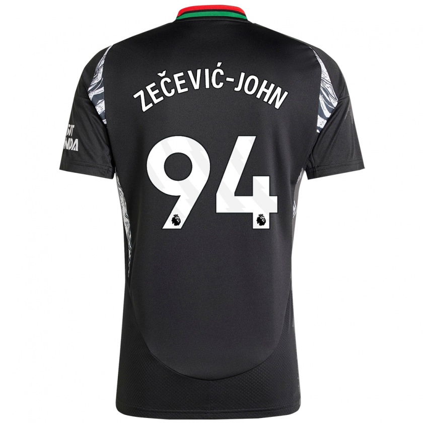 Kandiny Heren Louis Zečević-John #94 Zwart Uitshirt Uittenue 2024/25 T-Shirt