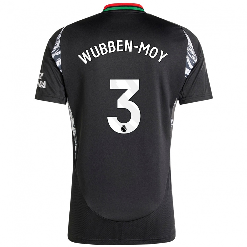 Kandiny Uomo Maglia Lotte Wubben-Moy #3 Nero Kit Gara Away 2024/25 Maglietta