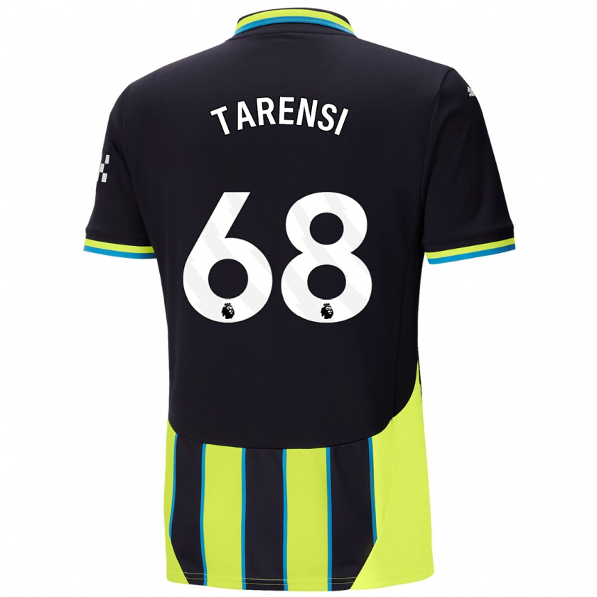 Kandiny Herren Oscar Tarensi #68 Blaugelb Auswärtstrikot Trikot 2024/25 T-Shirt Österreich