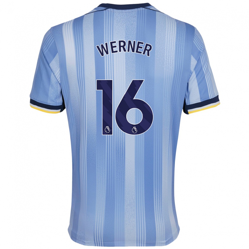 Kandiny Heren Timo Werner #16 Lichtblauw Uitshirt Uittenue 2024/25 T-Shirt