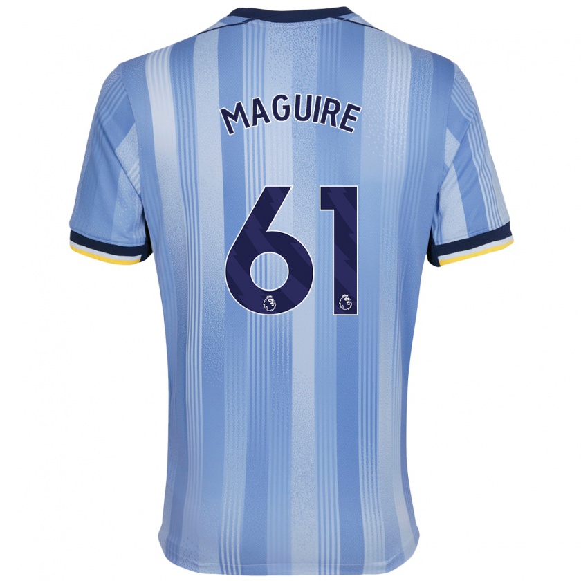 Kandiny Heren Aaron Maguire #61 Lichtblauw Uitshirt Uittenue 2024/25 T-Shirt