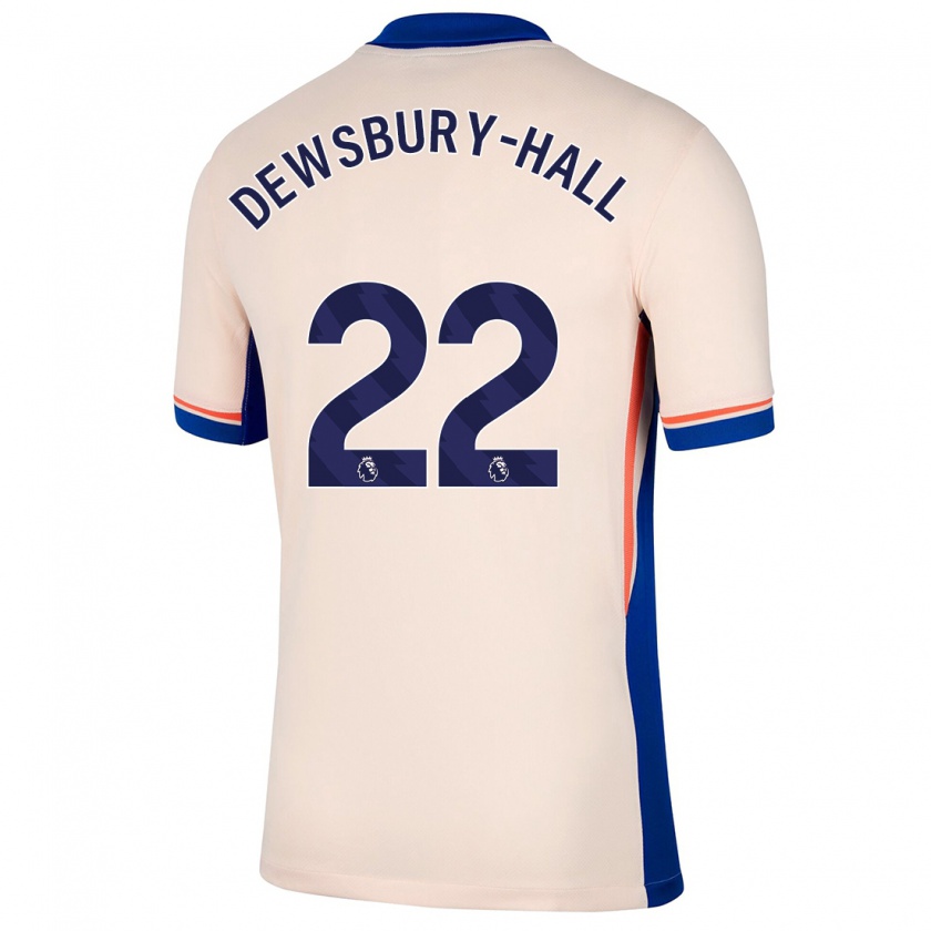 Kandiny Uomo Maglia Kiernan Dewsbury-Hall #22 Beige Chiaro Kit Gara Away 2024/25 Maglietta