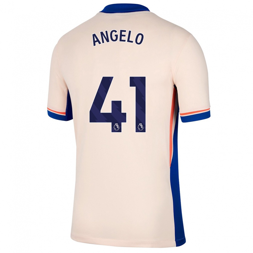 Kandiny Heren Ângelo #41 Lichtbeige Uitshirt Uittenue 2024/25 T-Shirt