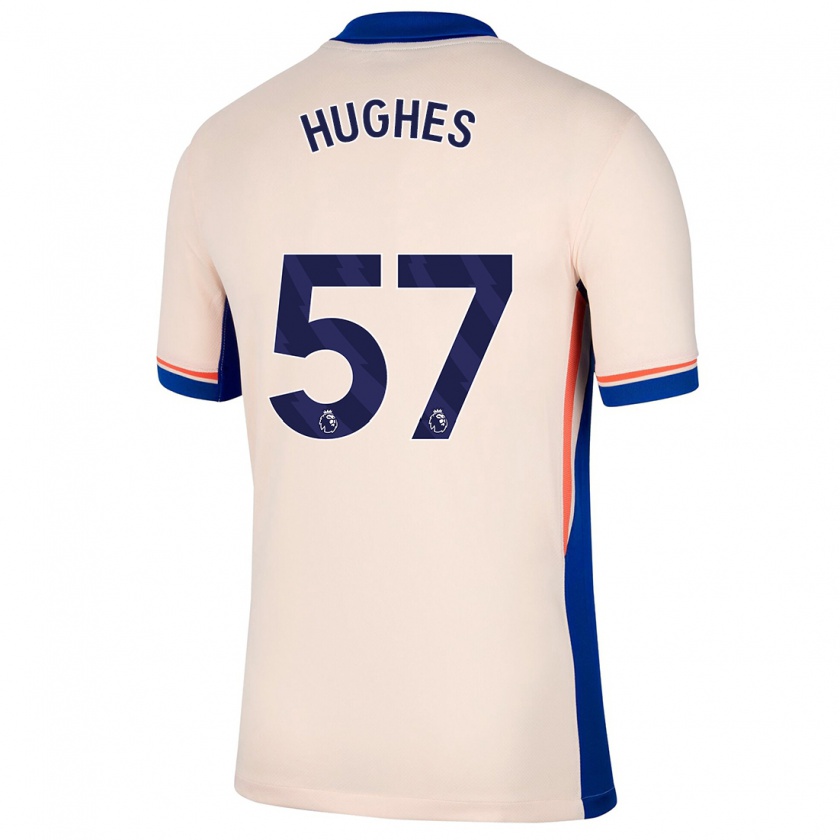 Kandiny Uomo Maglia Brodi Hughes #57 Beige Chiaro Kit Gara Away 2024/25 Maglietta