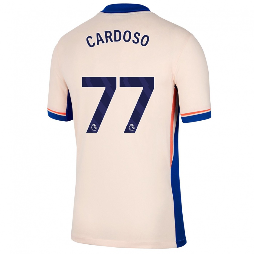 Kandiny Uomo Maglia Leo Cardoso #77 Beige Chiaro Kit Gara Away 2024/25 Maglietta