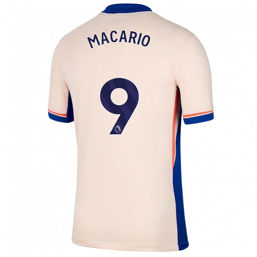 Kandiny Uomo Maglia Catarina Macario #9 Beige Chiaro Kit Gara Away 2024/25 Maglietta