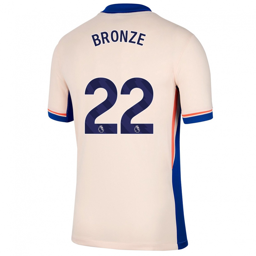 Kandiny Uomo Maglia Lucy Bronze #22 Beige Chiaro Kit Gara Away 2024/25 Maglietta