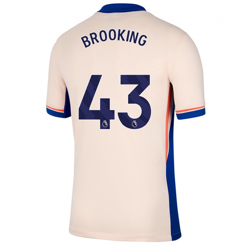 Kandiny Uomo Maglia Josh Brooking #43 Beige Chiaro Kit Gara Away 2024/25 Maglietta