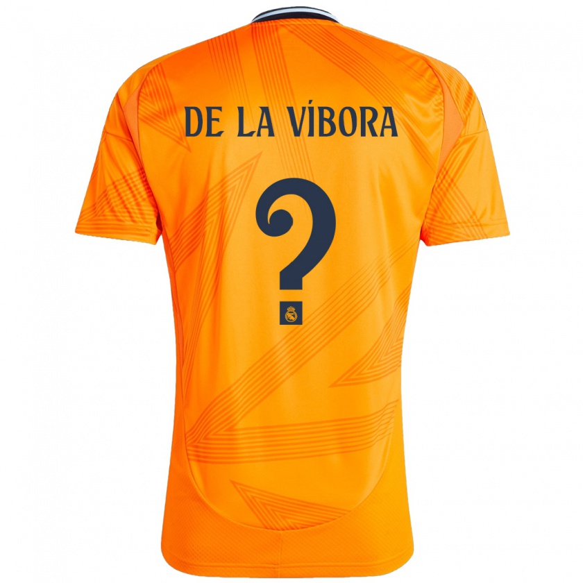 Kandiny Uomo Maglia David De La Víbora #0 Arancione Kit Gara Away 2024/25 Maglietta