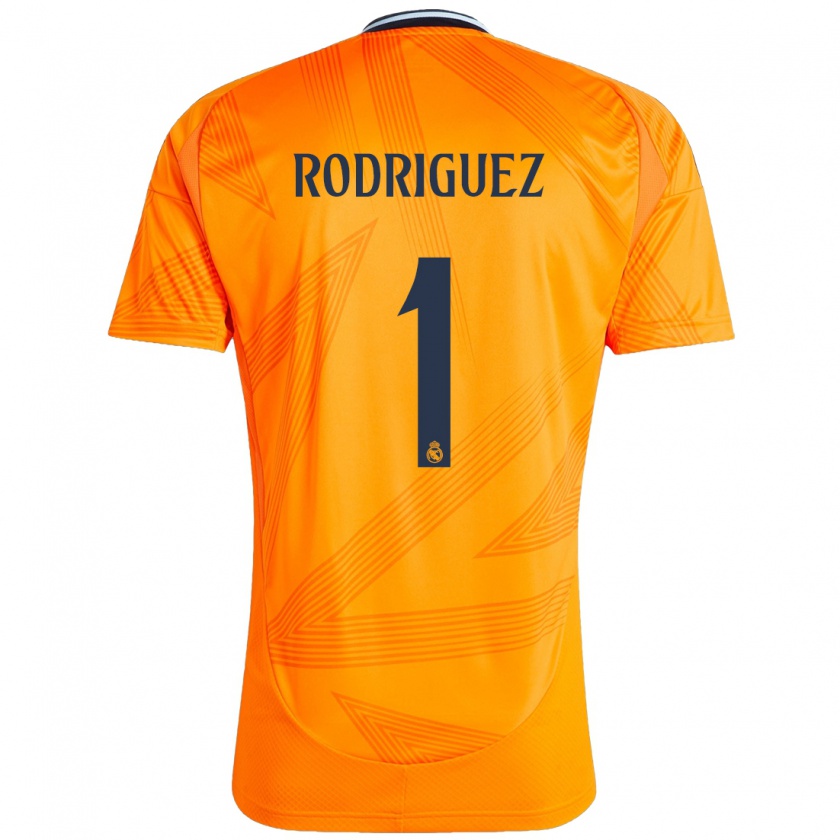 Kandiny Heren Misa Rodriguez #1 Oranje Uitshirt Uittenue 2024/25 T-Shirt