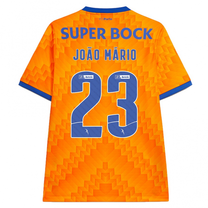 Kandiny Heren João Mário #23 Oranje Uitshirt Uittenue 2024/25 T-Shirt